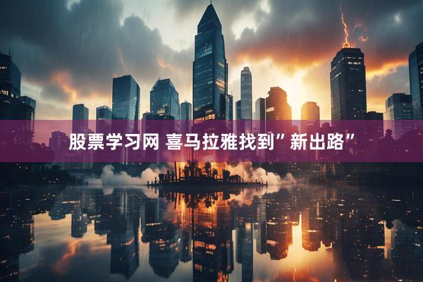 股票学习网 喜马拉雅找到”新出路”